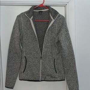 Gray Zip-Up Jacket
